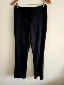 COUNTRY ROAD Vintage 2000s Y2k (2002) Designer Label Womens Black Pants, Size 6 - Picture 1 of 8
