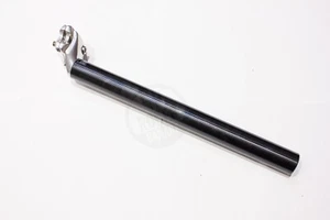 NECO seatpost 30.4mm black chrome BRAND NEW aluminium MICRO ADJ Gravel Road MTB - Picture 1 of 3