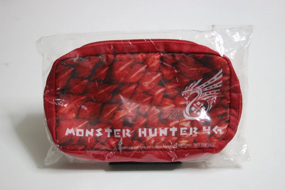 Monster Hunter 4G Limited Carrying Case/ Pouch - Red for 3DS New/ Unused/ Japan - Image 1 of 4