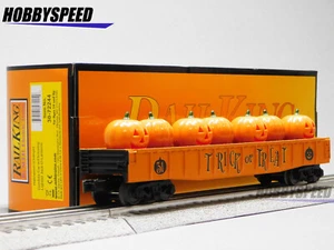 MTH RAILKING HALLOWEEN GÓNDOLA VAGÓN CON GATO PARPADEANTE O LINTERNAS 30-72244 NUEVO - Imagen 1 de 10