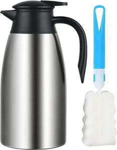 68Oz Stainless Steel Thermal Coffee Carafe,Double Walled Vacuum Thermos, Thermal - Picture 1 of 2