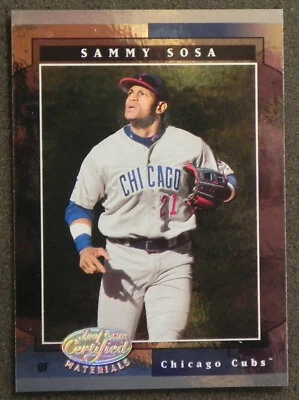 Sammy Sosa 2001 Donruss Leaf Certified Card #23  _ LOW MAILING COST - Image 1 of 3