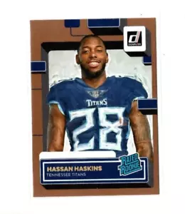 2022 Donruss Hassan Haskins Rated Rookie Portrait Studio Series 25/100 Bronze RC - Picture 1 of 1