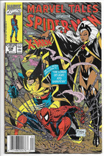 Marvel Tales 236 RARE Newsstand Todd McFarlane X-Men cover Wolverine Spider-Man