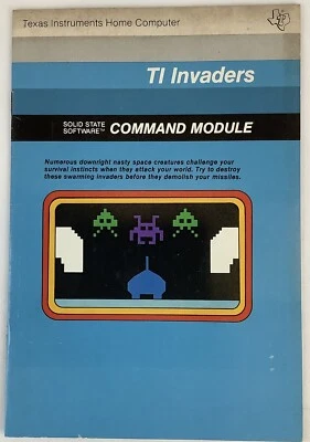 TI Invaders Texas Instruments Home Computer User Guide 1981 Computer Game Manual - Image 1 of 4