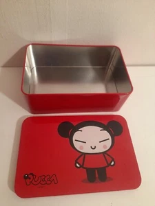 Pucca Lunch Tin Kids Metal Food Tub Vooz 130x195mm - Picture 1 of 6