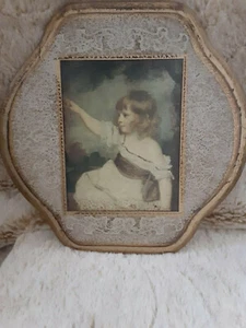 Placa de pared del maestro Francis Hare Enesco "La niña" de Reynolds 1786-1842 - Imagen 1 de 4
