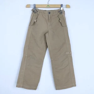 Pantalone Burberry Taglia 8 anni Logo Comodo Cotone Pratico Tinta Unita Beige - Foto 1 di 5