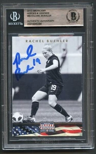 Rachel Buehler #88 signed autograph 2012 Panini Americana Heroes & Legends BAS - Picture 1 of 1