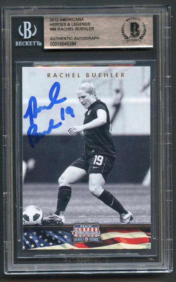 Rachel Buehler #88 signed autograph 2012 Panini Americana Heroes & Legends BAS - Image 1 of 1