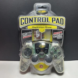 Mad Catz Control Pad Controller PlayStation PS One With Bonus Memory Card Sealed - Picture 1 of 9