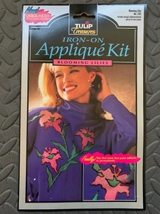 Tulpenschätze Bügelbild Applikation Kit - Blühende Lilien - Neu Nie Geöffnet - Bild 1 von 2
