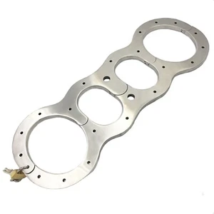 Metal Fixed Handcuffs Wrist Cuffs Fetter Anklet Shackles Restraint BDSM Sex Toy - Picture 1 of 6