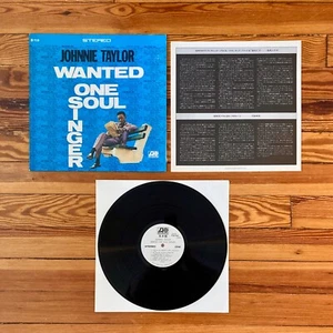 Johnnie Taylor: Wanted One Soul Singer LP Vinyl Japanese Promo '80 VG/VG+ Insert - Picture 1 of 3