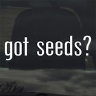 Got Seeds? Custom Vinyl Sticker Decal Heirloom Flower Fruit Vegetable Garden
