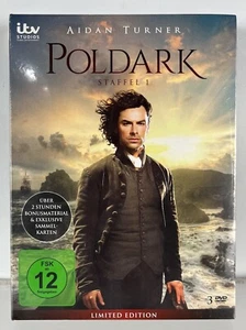 Neu POLDARK - STAFFEL 1 DVD Landercode 2 Aidan Turner Eleanor Tomlinson ITV - Picture 1 of 2