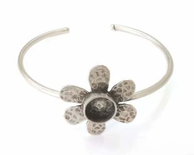 Pulsera en blanco brazalete en blanco ajustable latón en blanco (10 mm en blanco) G7816 Foto 1 de 3