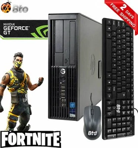 HP Gaming Desktop Computer PC Intel i5 16GB 500GB NVIDIA GT 1030 Wi-Fi Win 10 - Picture 1 of 8