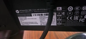 HP v270 monitor | LCD Display | HDMI, DisplayPort, VGA | 1080p | 60hz - Picture 1 of 3
