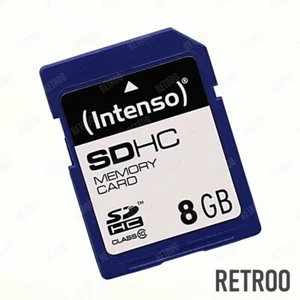 Intenso SDHC 8GB Memory Card Class 10 Secure Digital SD Cameras/Camcorders/PDAs - Picture 1 of 2