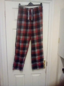Henbury Pyjama Bottoms, Check, cotton Men's Size Large skinny fit - Picture 1 of 1