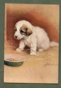 Tarjeta postal de cigarrillo de tabaco de montaña pirenaica perros años 30 #045 - Imagen 1 de 1