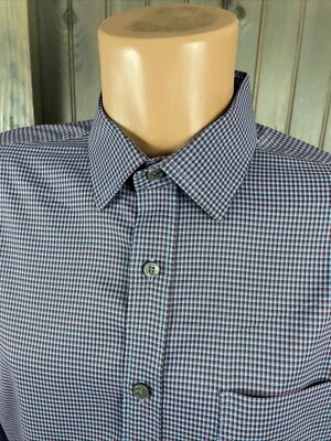 UNTUCKit LONG SLEEVE Button Shirt  SZ Large SLIM Check POLYESTER DRY CLEANED - Image 1 of 4