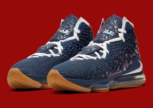 blue lebron 17