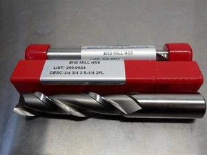 2 NEW! Minicut 3/4" HSS Endmill 2 Flute 280-0024 - Picture 1 of 3