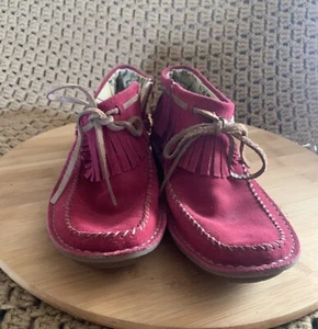 Hush Puppies Leder-Mokassins burgunderrot Damengröße 8 - Bild 1 von 9