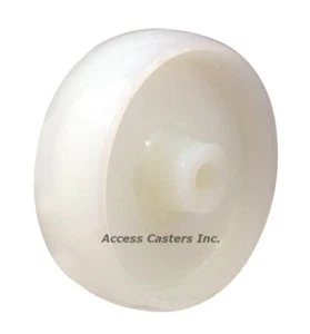 Rueda de nailon blanca 5DNY5"" 5"" x 1-1/4"", capacidad 500 libras, longitud de buje 9/16 - Imagen 1 de 1