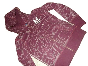 4J Vintage S AMERICAN EAGLE OUTFITTERS Hoodie Hooded Sweatshirt Full Zip Jacket - Picture 1 of 5