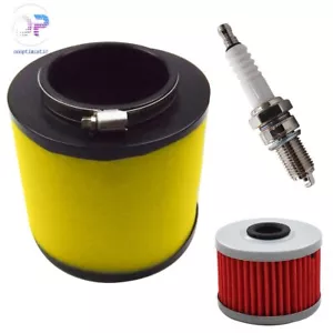 Air Oil Filter Spark Plug Tune Kit For yamaha big bear 400 grizzly 600 parts - Foto 1 di 6