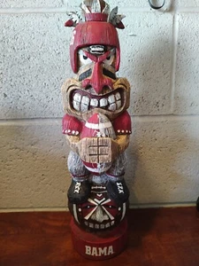 ALABAMA CRIMSON TIDE Tiki  Totem Figurine 16" A3 - Picture 1 of 5