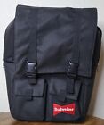 Budweiser Insulated Cooler Backpack Black/Red W/pockets & Logo