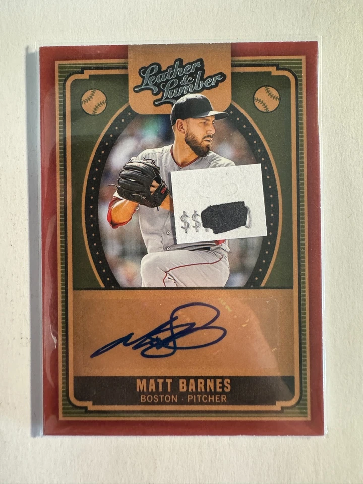 K219,458 - 2019 Panini Leather and Lumber Autographs #5 Matt Barnes Auto - Image 1 of 1
