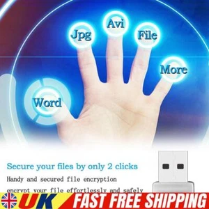 USB Fingerprint Reader for Windows 10 Hello PC Notebook Lock Biometric Scanner - Afbeelding 1 van 11