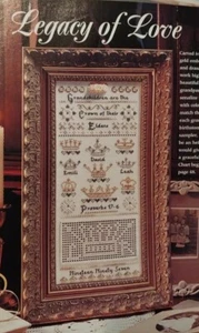 Legacy Of Love Drawn Thread Heirloom OOP Magazine Cross Stitch Pattern (T) - Picture 1 of 1