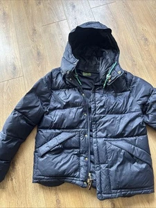 Sid Mashburn Cashball Quilted Padded Jacket Navy Blue Large - Picture 1 of 5