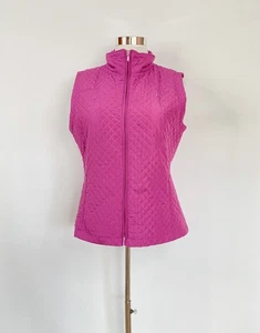 R.M. WILLIAMS diamond quilted puffer vest jacket sz 14 / pockets semi-fitted - Picture 1 of 12