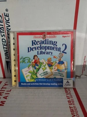 Reader Rabbit Reading Development Library 2 PC CD Children's Learning - #162h - Image 1 of 2