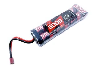 Racers Edge 5000mAh 8.4V 7-Cell NiMH Flat Battery Pack with T-Plug 50007 - Picture 1 of 1