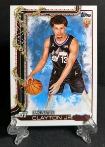 2025-26 Topps Holiday - Walter Clayton Jr. - SSP Photo Variation Rookie #SSV-WC - Bild 1 von 2