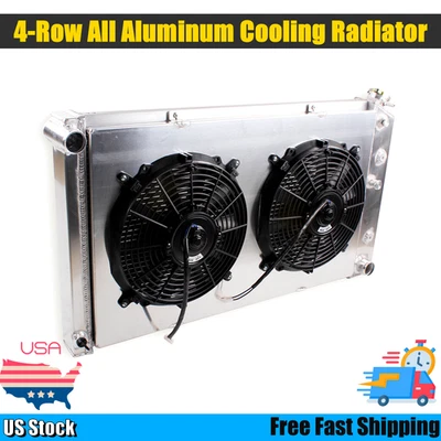 High Performance Radiator Shroud & Fan For 65–90 Buick Full Size LeSabre Century Foto 1 de 4