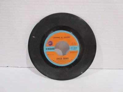 Chuck Berry Used 45rpm My Ding-a-Ling & Johnny B. Goode Good Condition - Image 1 of 2