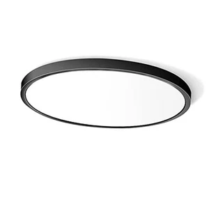 24W Flush Mount LED Ceiling Light Fixture, 5000K 3200LM, 12 Inch Daylight White - Picture 1 of 7