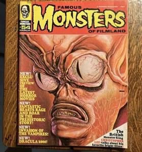 Famous Monsters #54 March 1969 Invasion Of The Saucerman Cover Excellent - Picture 1 of 4