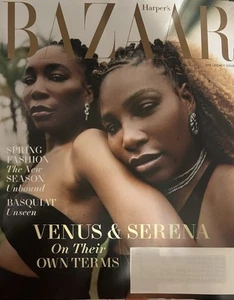 HARPER'S BAZAAR Magazine (March 2022) VENUS & SERENA WILLIAMS - Their Own Terms - Foto 1 di 1