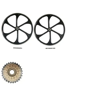 Juego de ruedas magníficas de aluminio para bicicleta de 29" 100 mm x 135 mm y rueda libre giratoria de 7 velocidades 14T-28T - Imagen 1 de 15