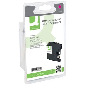 Q-Connect Brother LC123 Remanufactured Inkjet Cartridge Magenta - Afbeelding 1 van 3